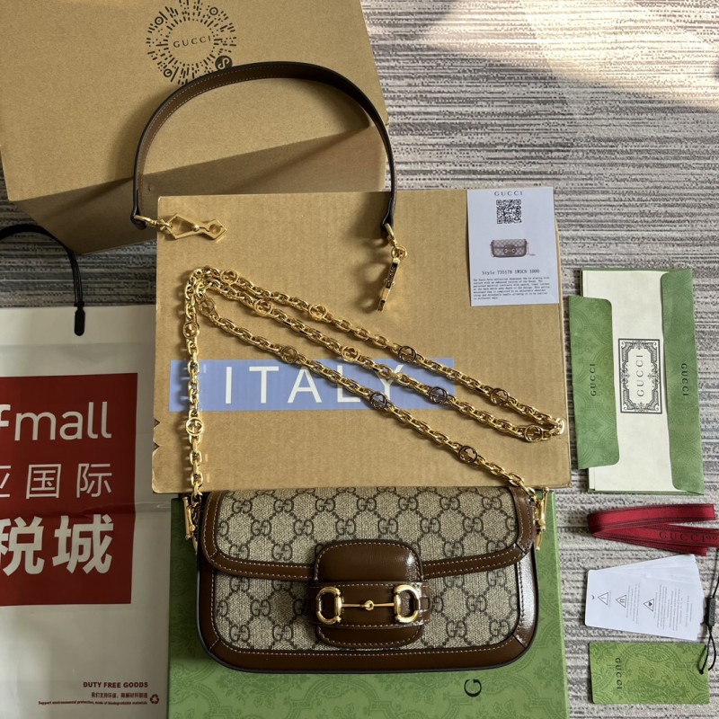 Borsa a spalla Gucci Horsebit 1955 Modello 735178