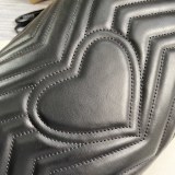 Borsa a spalla GG Marmont matelassé misura media Modello 443496