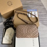 Borsa a spalla GG Marmont matelassé misura piccola Modello 447632