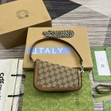 Mini borsa a spalla Gucci Horsebit 1955 Modello 774209