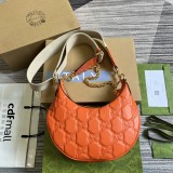 Borsa a spalla in pelle matelassé con GG misura piccola Modello 739709