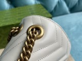 Mini borsa shopping GG Marmont in pelle matelassé Modello 739682