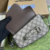 Mini borsa a spalla Gucci Horsebit 1955 Modello 774209