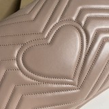 Borsa a spalla GG Marmont matelassé misura media Modello 443496
