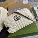 Borsa a spalla GG Marmont matelassé misura piccola Modello 447632