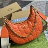 Borsa a spalla in pelle matelassé con GG misura piccola Modello 739709
