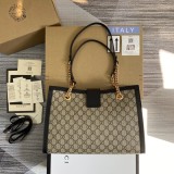 Borsa a spalla Padlock GG misura media Modello 479197