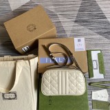 Borsa a spalla GG Marmont matelassé misura piccola Modello 447632