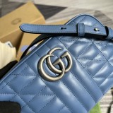 Borsa a spalla GG Marmont matelassé misura piccola Modello 447632