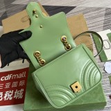 Mini borsa shopping GG Marmont in pelle matelassé Modello 739682
