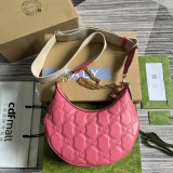 Borsa a spalla in pelle matelassé con GG misura piccola Modello 739709