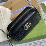 Borsa a spalla GG Marmont matelassé misura piccola Modello 447632
