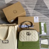 Borsa a spalla GG Marmont matelassé misura piccola Modello 447632