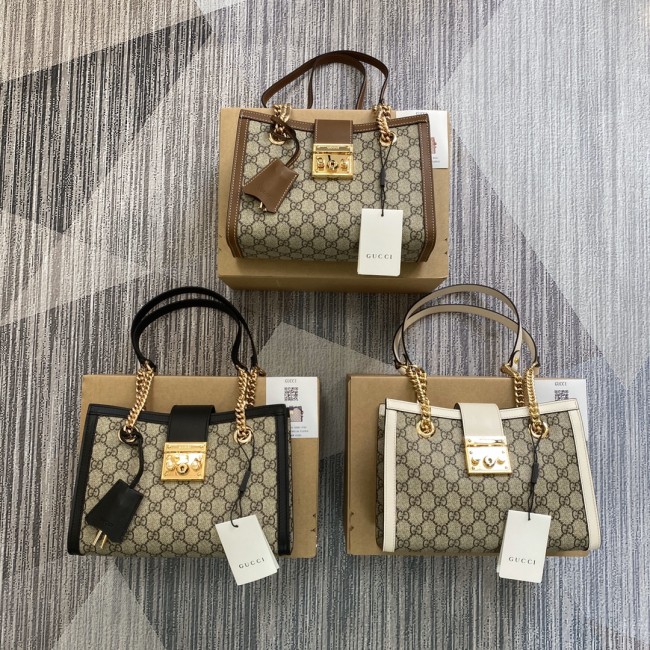 Borsa a spalla Padlock GG misura piccola Modello 498156