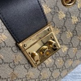 Borsa a spalla Padlock GG misura piccola Modello 498156