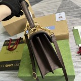 Borsa a mano piccola Ophidia con nastro Web Modello 651055