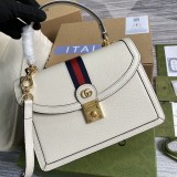 Borsa a mano piccola Ophidia con nastro Web Modello 651055