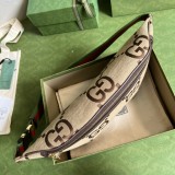 Marsupio in tessuto jumbo GG Modello 696031