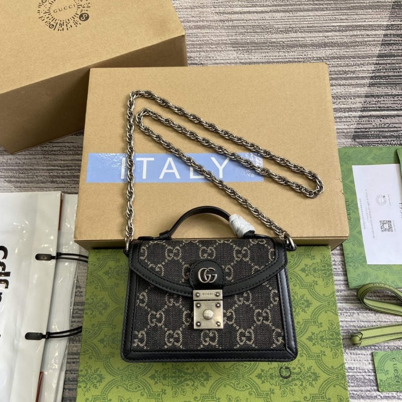 Mini borsa a spalla Ophidia GG Modello 696180