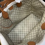 Borsa shopping con stampa Gucci misura media Modello 772176