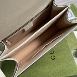 Borsa a mano piccola Ophidia con nastro Web Modello 651055