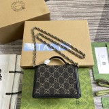 Mini borsa a spalla Ophidia GG Modello 696180