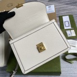 Borsa a mano piccola Ophidia con nastro Web Modello 651055
