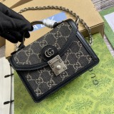 Mini borsa a spalla Ophidia GG Modello 696180