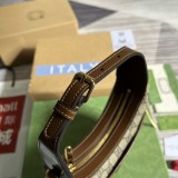 Mini borsa a mezzaluna GG Modello 726843