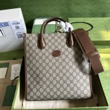 Borsa shopping con GG Modello 723308