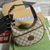 Mini borsa a mezzaluna GG Modello 726843
