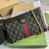 Borsa a spalla Ophidia GG misura piccola Modello 503877