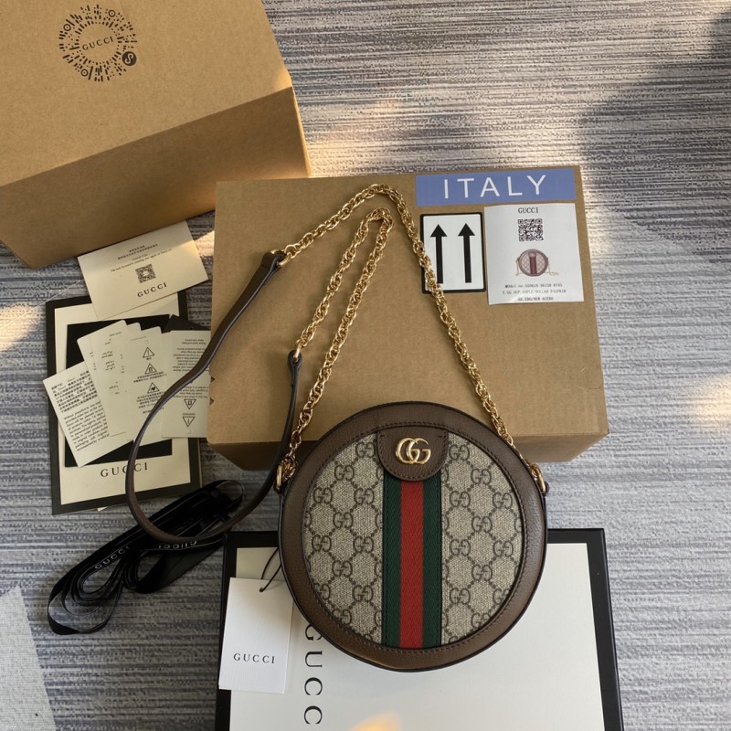 Mini borsa a spalla rotonda Ophidia Modello 550618