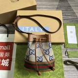 Mini borsa a secchiello Ophidia in GG Modello 550620