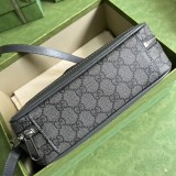 Borsa a tracolla Ophidia con nastro Web misura piccola Modello 739392