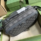 Borsa a tracolla Ophidia con nastro Web misura piccola Modello 739392