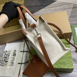 Borsa shopping con stampa Gucci misura mini Modello 772144