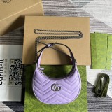 Mini borsa a mezzaluna GG Marmont Modello 699514