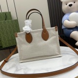 Borsa shopping con stampa Gucci misura mini Modello 772144