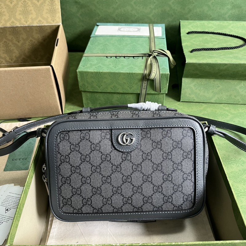 Borsa a tracolla Ophidia con nastro Web misura piccola Modello 739392