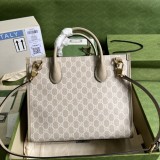 Borsa shopping con motivo GG misura piccola Modello 659983