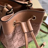 Mini borsa a secchiello Ophidia in GG Modello 550620