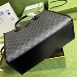 Borsa shopping con motivo GG misura piccola Modello 659983