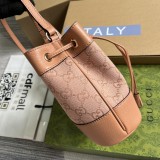 Mini borsa a secchiello Ophidia in GG Modello 550620