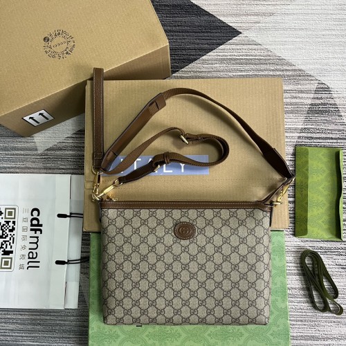 Borsa a tracolla con GG Modello 726833