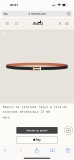 Cintura Hermes HH 1.3cm