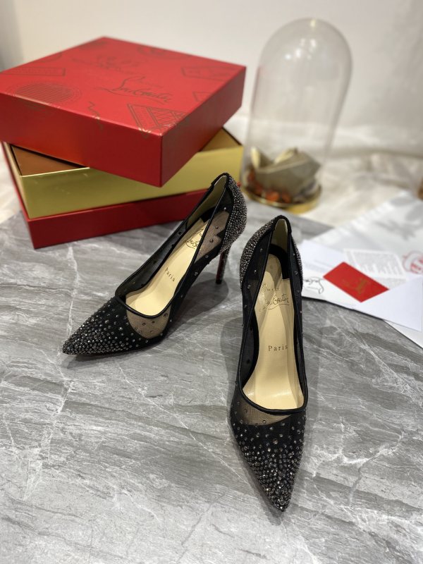 Sandali LouBoutin Altezza 6,5/8,5/10cmTacco cm 35-42
