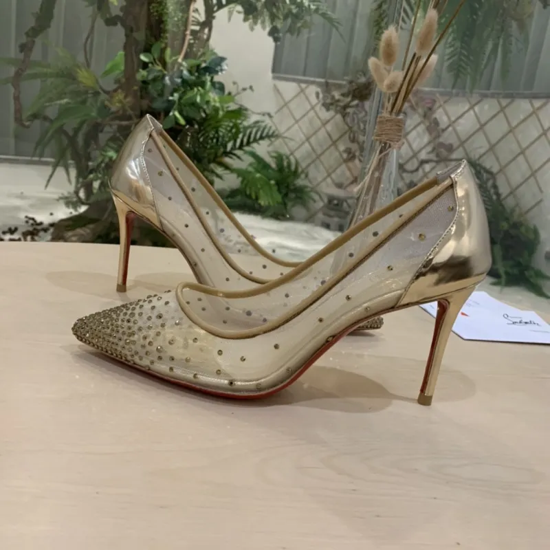 Sandali LouBoutin Altezza Tacco 6,5/8,5/10cm 35-42