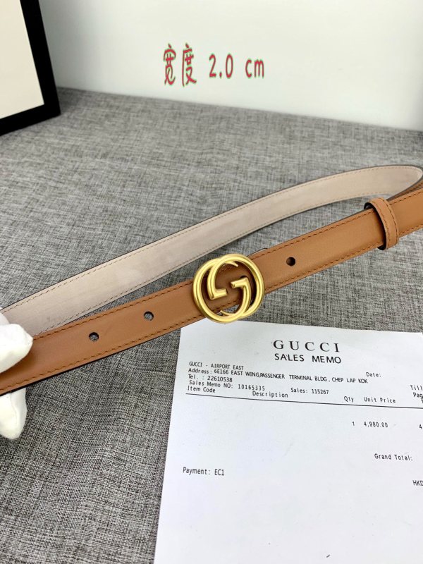 Cintura GUCCI 2024' 2cm