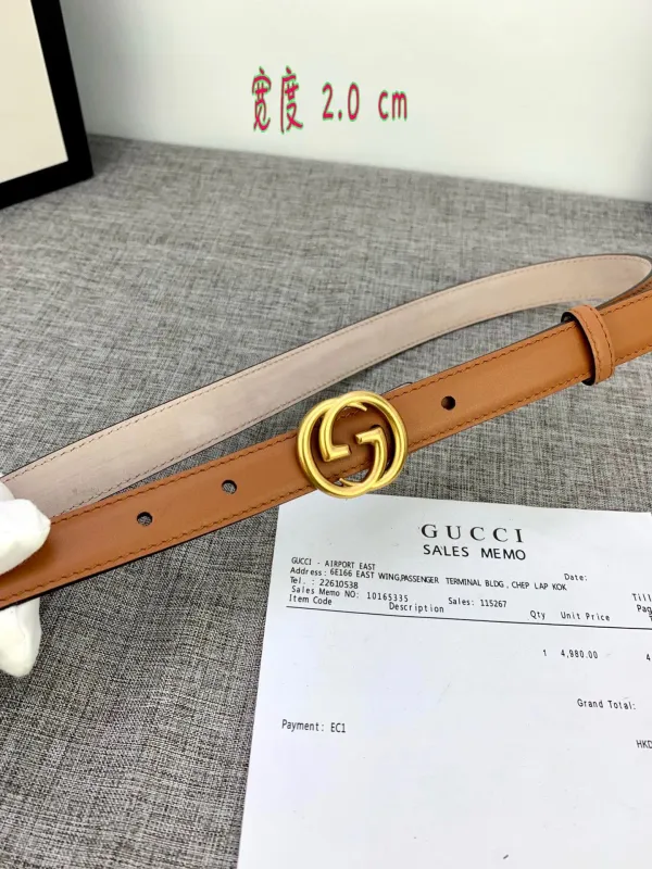 Cintura GUCCI 2024' 2cm